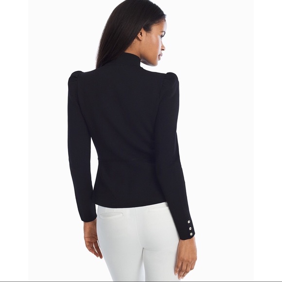 WHBM Double Breasted Military Sweater Jacket - Picture 3 of 8